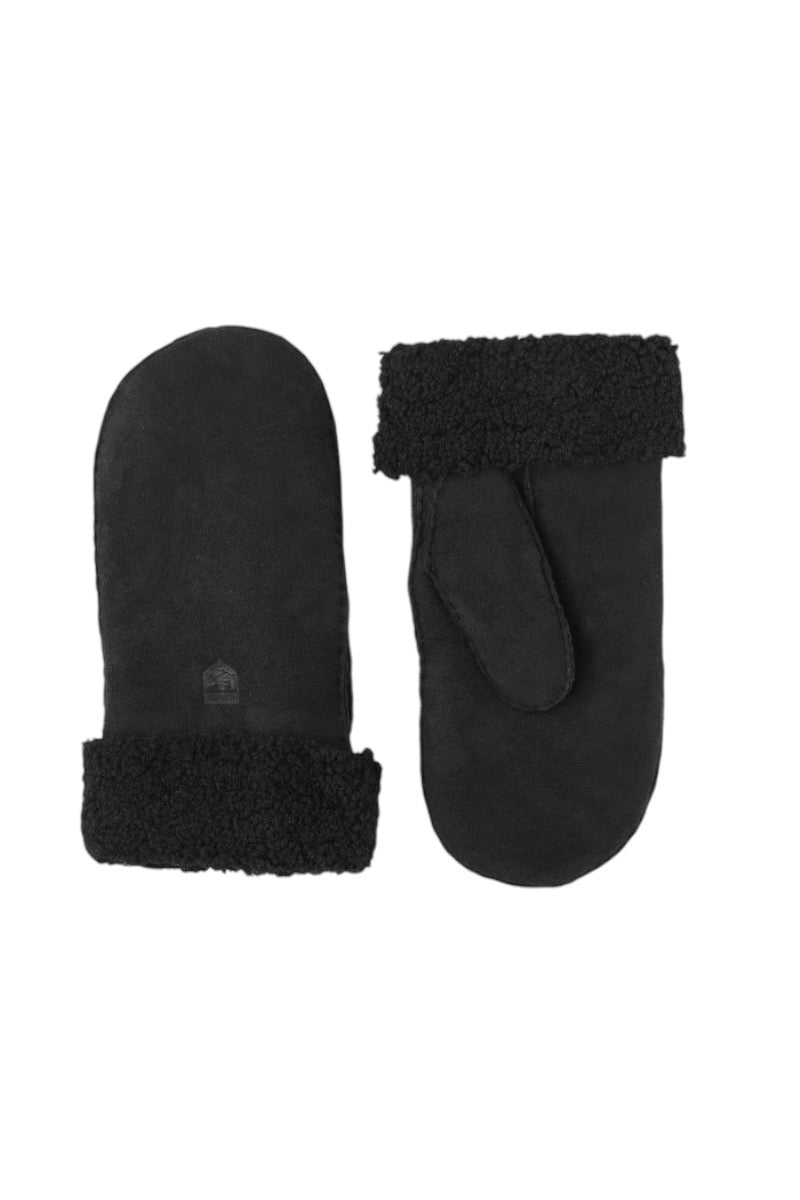 Sheepskin Mitt - Black