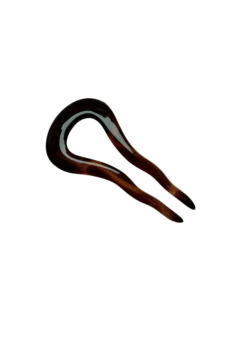 French hair pin - Dark Brown