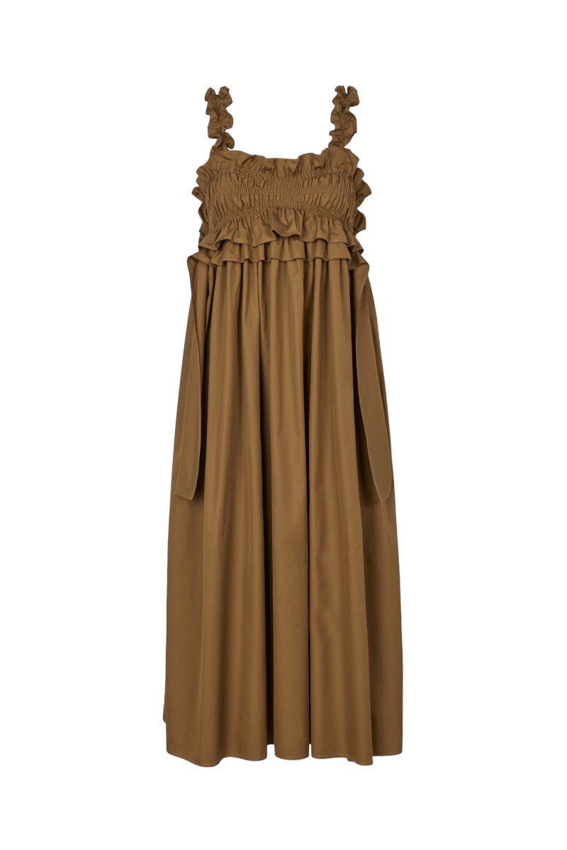 Giovanna Dress - Light Brown